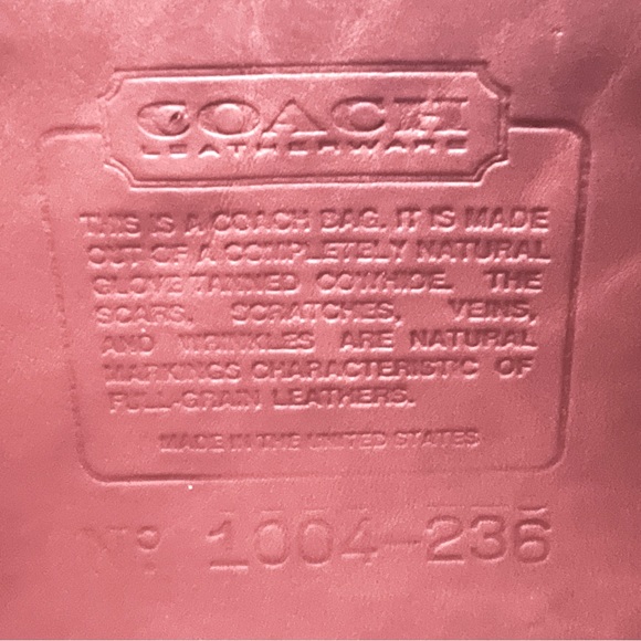 1990s COACH Vintage Austin Leather Bag Convertible Crossbody Purse Clutch USA - Picture 14 of 16